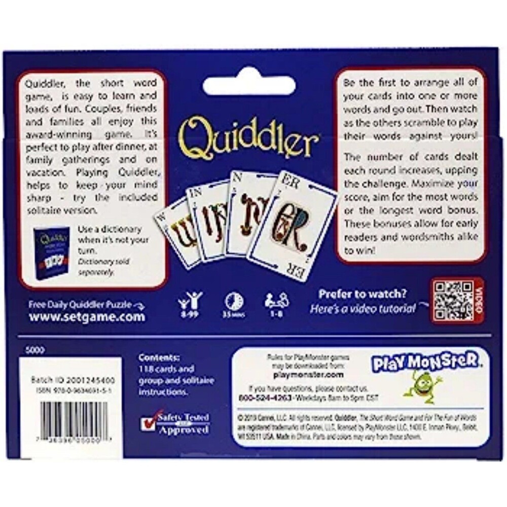 Quiddler Card Game NEW - Picture 3 of 5